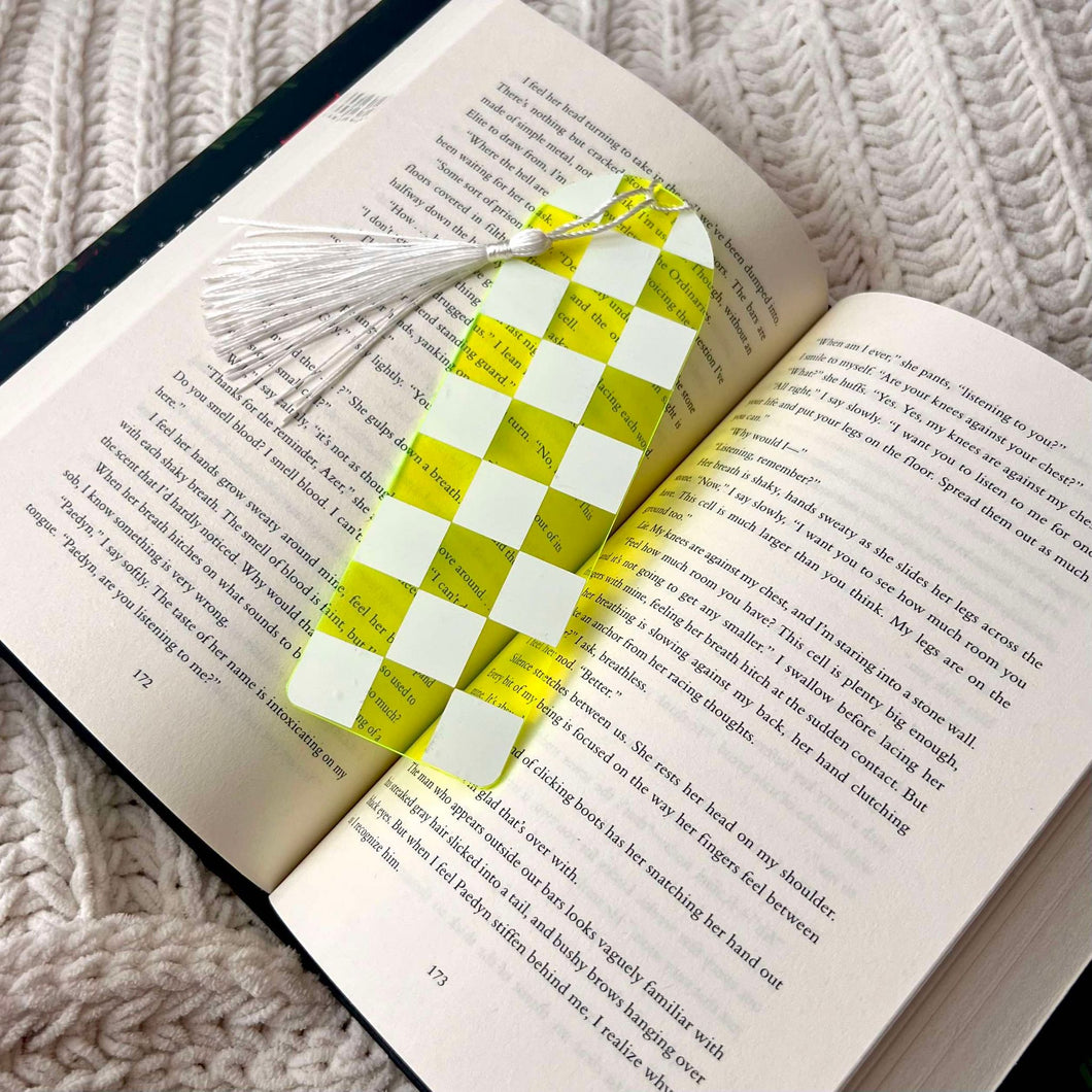 Checkered Bookmark