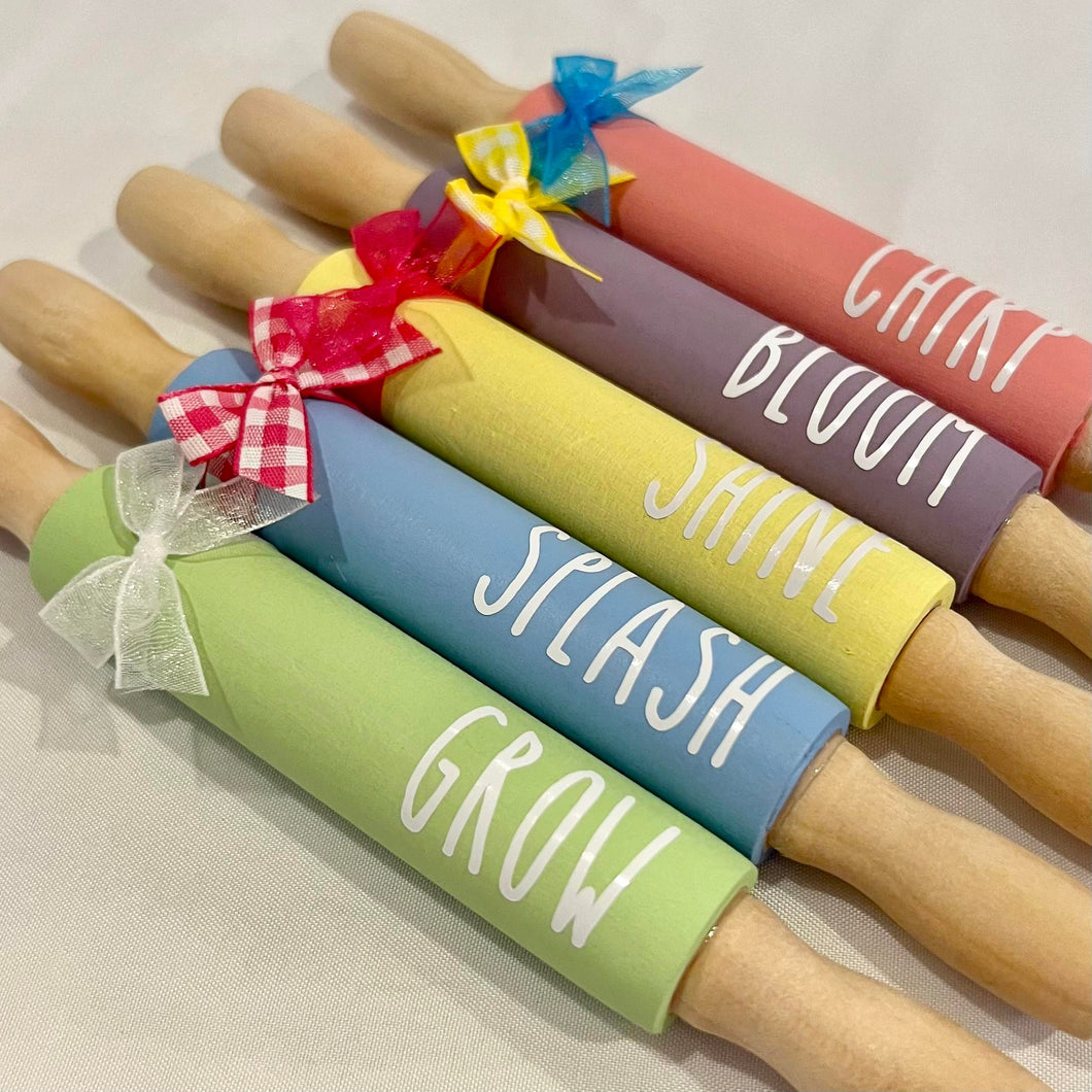 Easter + Spring Mini Rolling Pins