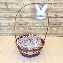 Load image into Gallery viewer, Personalized Easter Bunny Basket Tags
