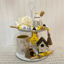 Load image into Gallery viewer, Bumblebee Honey Dippers, Mini Rolling Pins &amp; Wood Bead Garland
