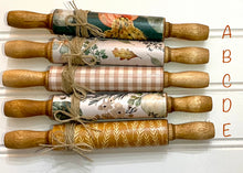 Load image into Gallery viewer, Fall Designs Mini Rolling Pins
