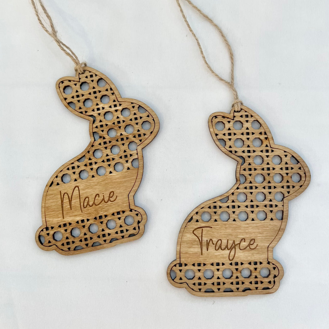 Boho Personalized Easter Basket Tags