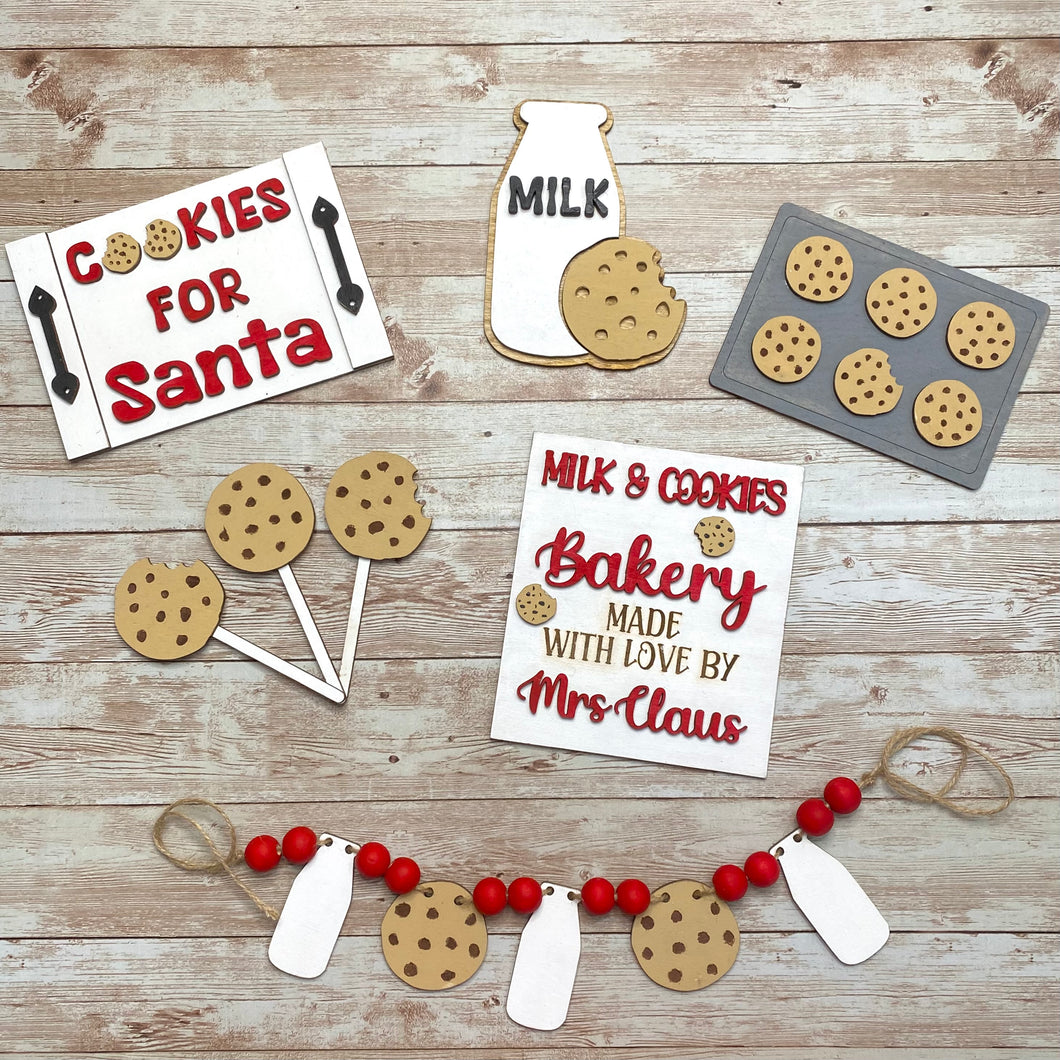 Cookies for Santa Christmas Tiered Tray Set