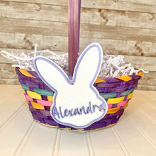 Load image into Gallery viewer, Personalized Easter Bunny Basket Tags
