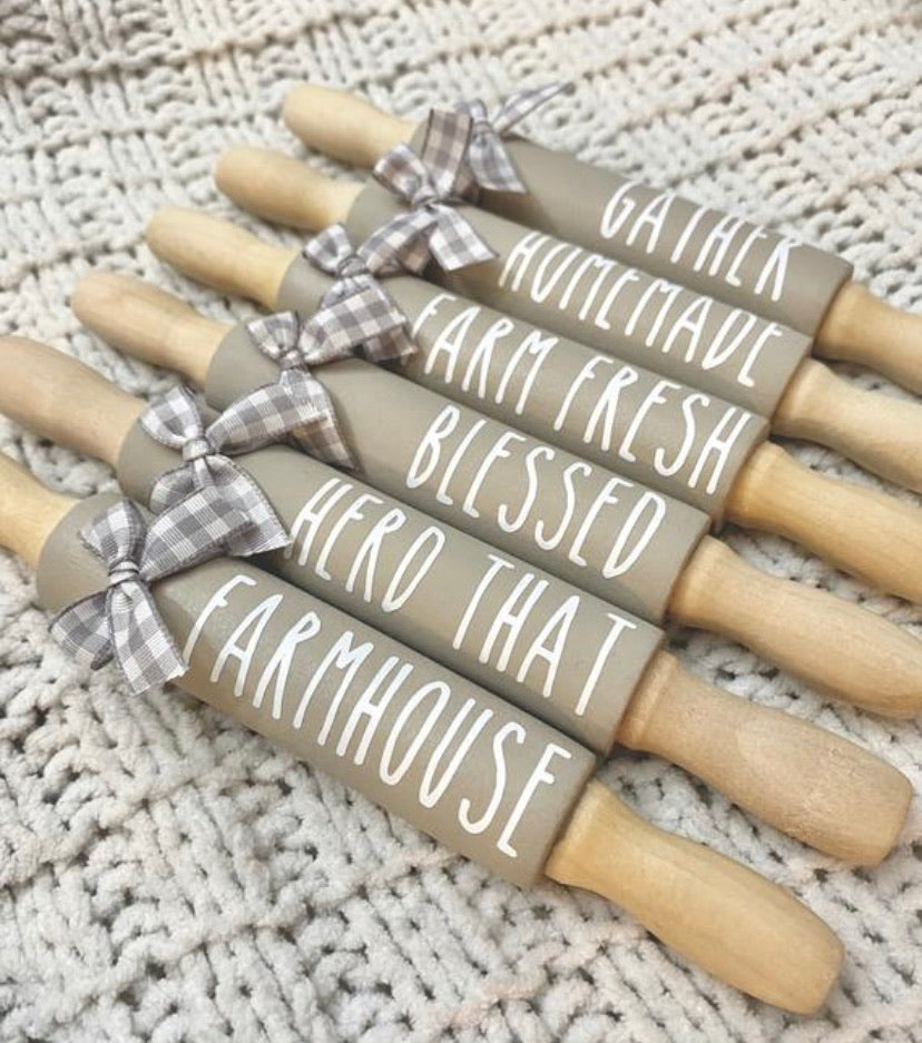 Everyday Gray Mini Rolling Pins