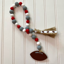 Load image into Gallery viewer, OSU Inspired Wood Bead Garland &amp; Mini Rolling Pins
