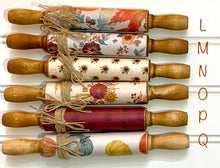 Load image into Gallery viewer, Fall Designs Mini Rolling Pins
