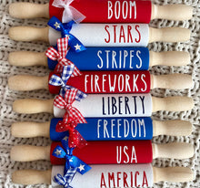 Load image into Gallery viewer, Patriotic Mini Rolling Pins
