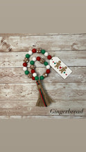 Load image into Gallery viewer, Winter &amp; Christmas Wood Bead Garland
