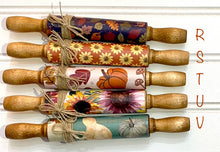 Load image into Gallery viewer, Fall Designs Mini Rolling Pins
