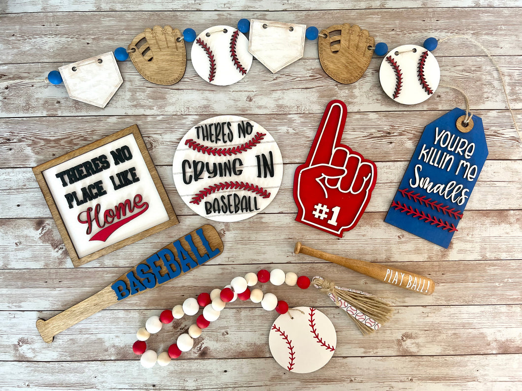 Baseball Tiered Tray Collection