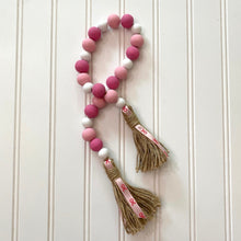 Load image into Gallery viewer, Breast Cancer Awareness Garland and Mini Rolling Pin
