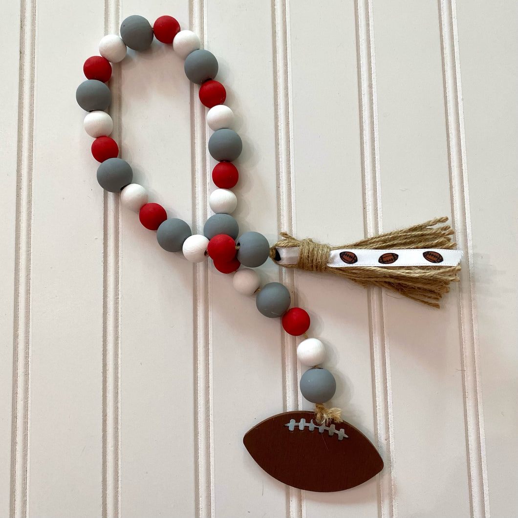 OSU Inspired Wood Bead Garland