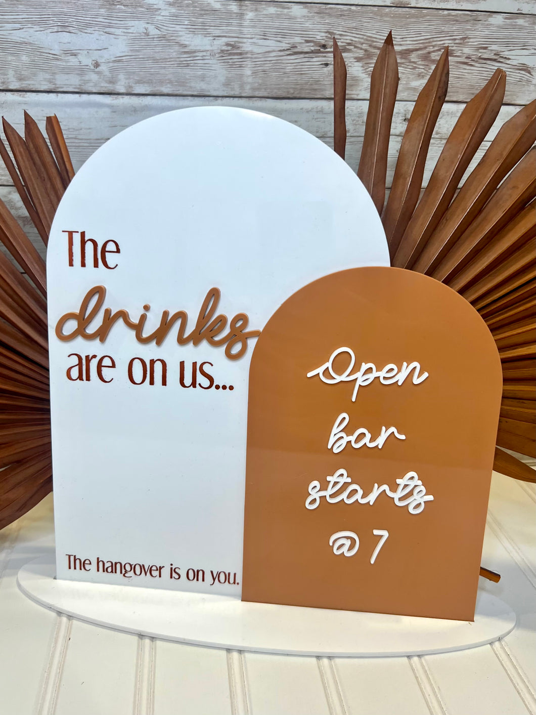 Personalized Wedding Bar Sign