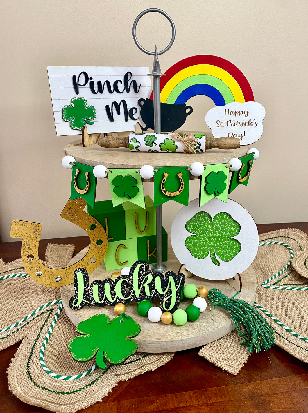 St. Paddy’s Tiered Tray Set