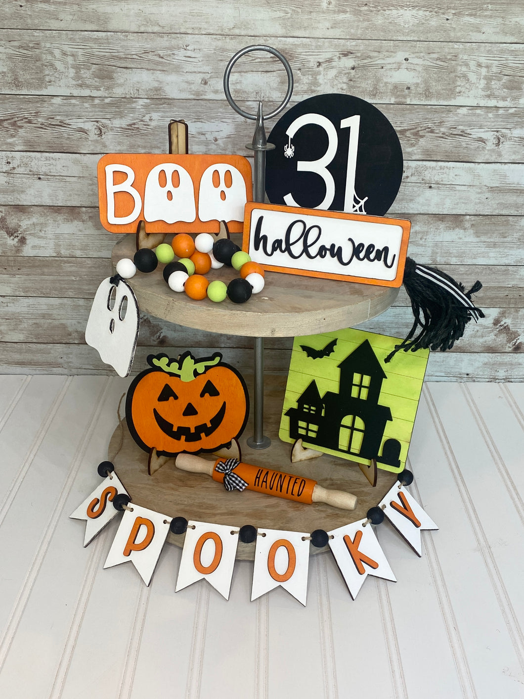 Halloween Tiered Tray Set