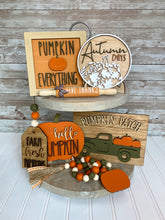 Load image into Gallery viewer, Pumpkin Patch Tiered Tray Décor
